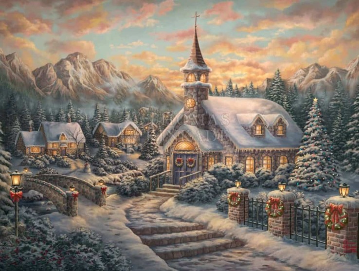 Christmas Service Painting