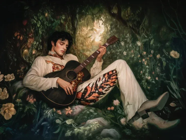 If I Can Dream - Elvis art by Francisco Caballero