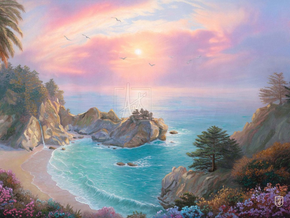 McCay Cove Sanctuary Painting by Francisco Caballero for Art Brand Studios
