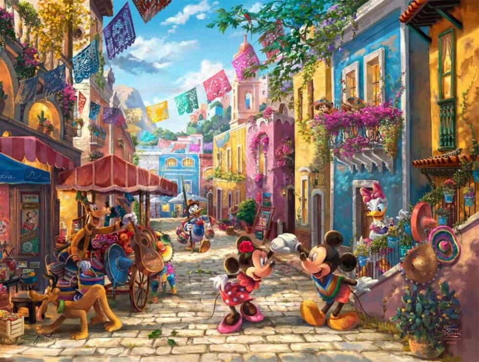 Disney Mickey and Minnie in Mexico