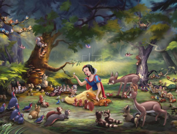 Snow White Forest Secrets Painting by Scott Smith for Art Brand Studios