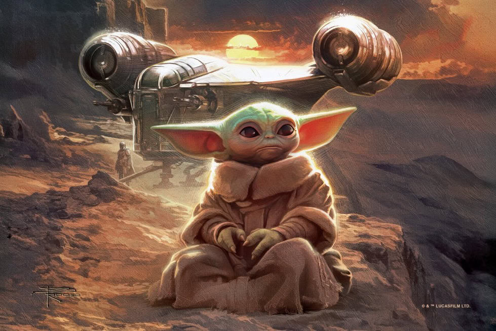The Foundlings Journey Star Wars Painting