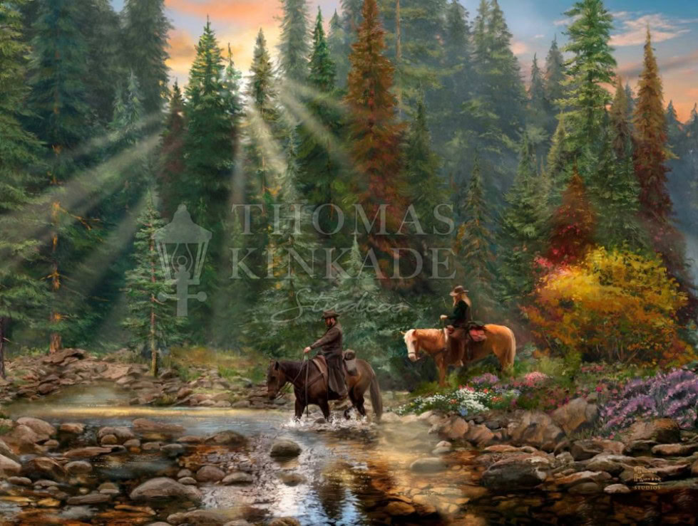 Yellowstone-The-Crossing Painting