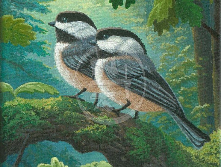 chickadee-spring-painting zac kinkade