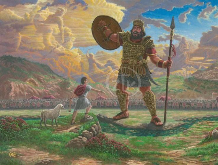 david-goliath-painting zac kinkade