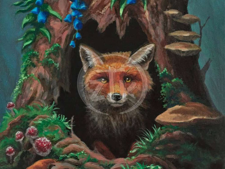 Fox Hollow Painting by Zac Kinkade