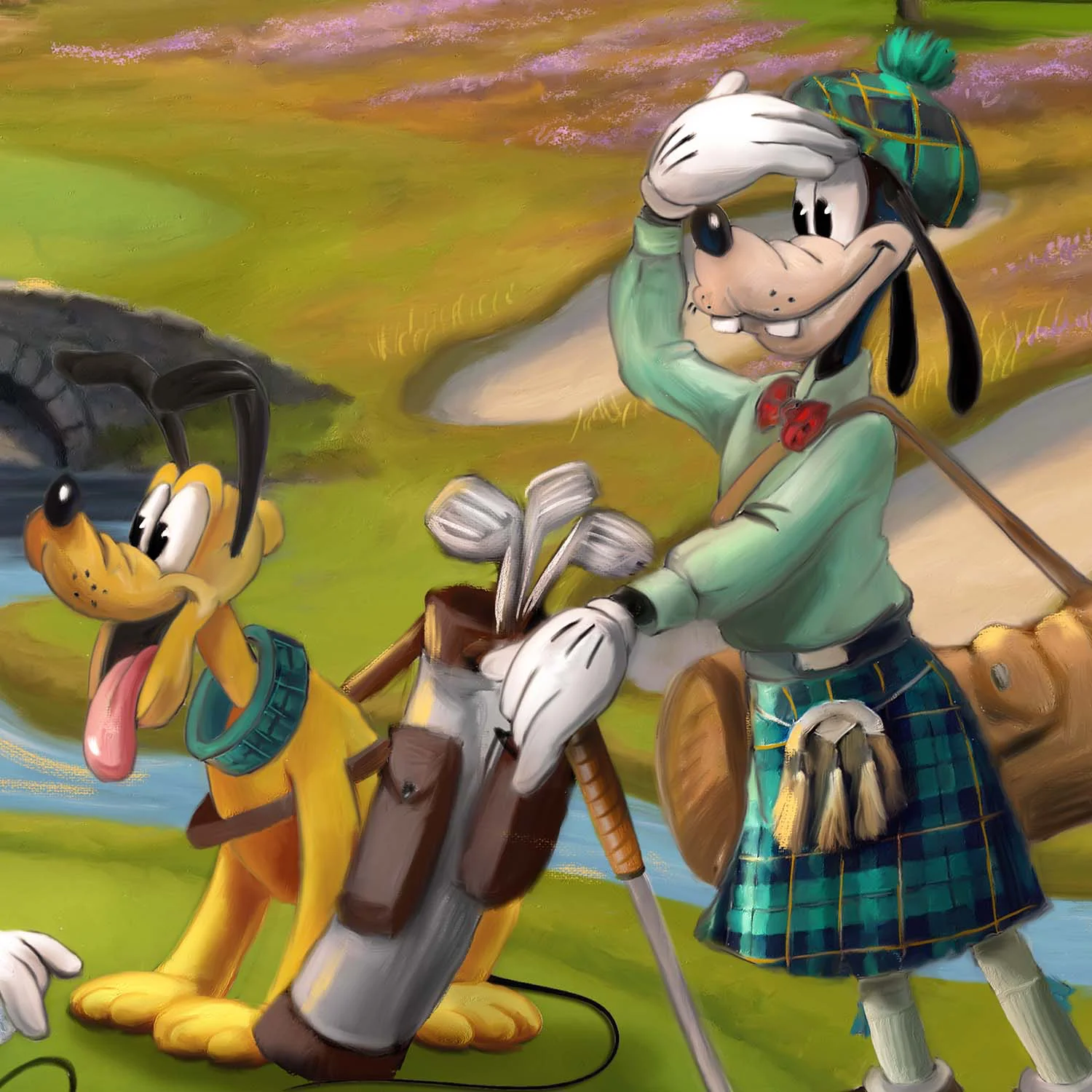 Disney’s Mickey and Minnie – Scottish Golf Outing