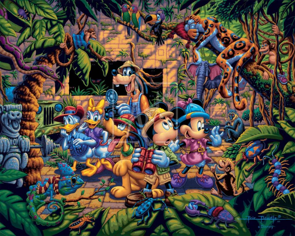 Mickey And Friends Exploring The Jungle