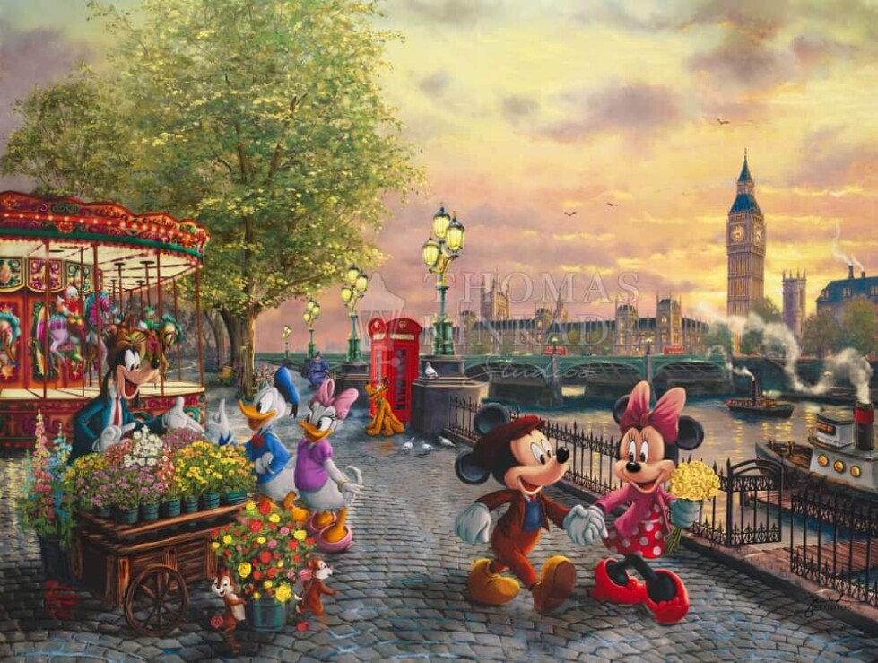 Disney Mickey and Minnie in London