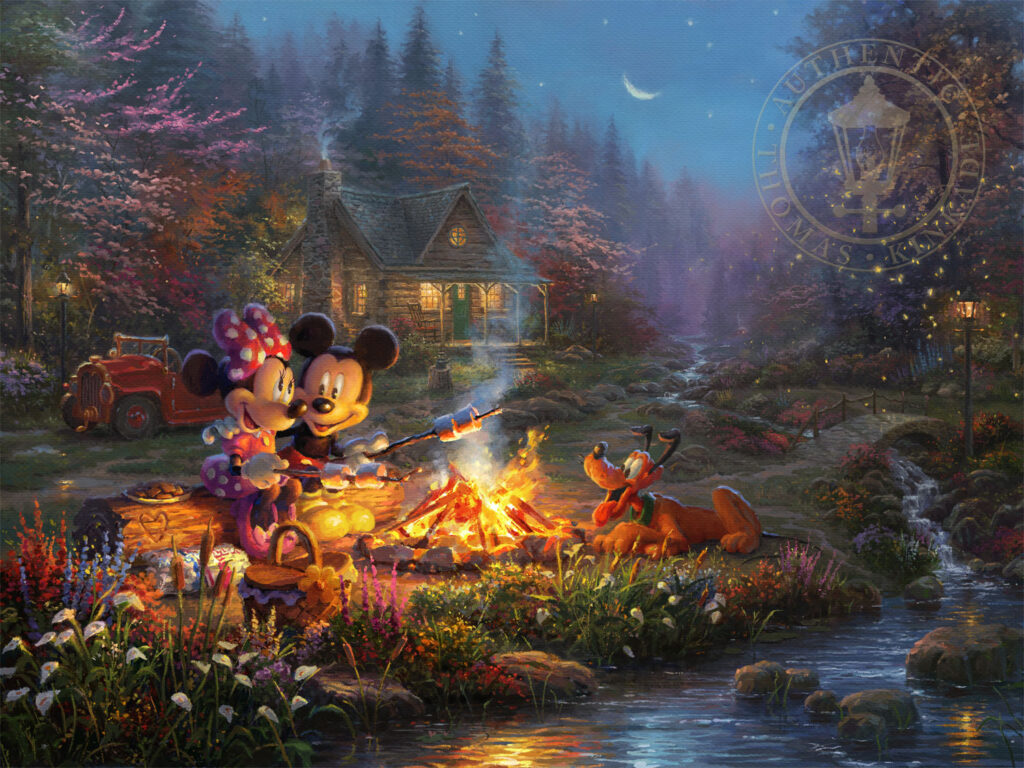 Mickey and Minnie – Sweetheart Campfire